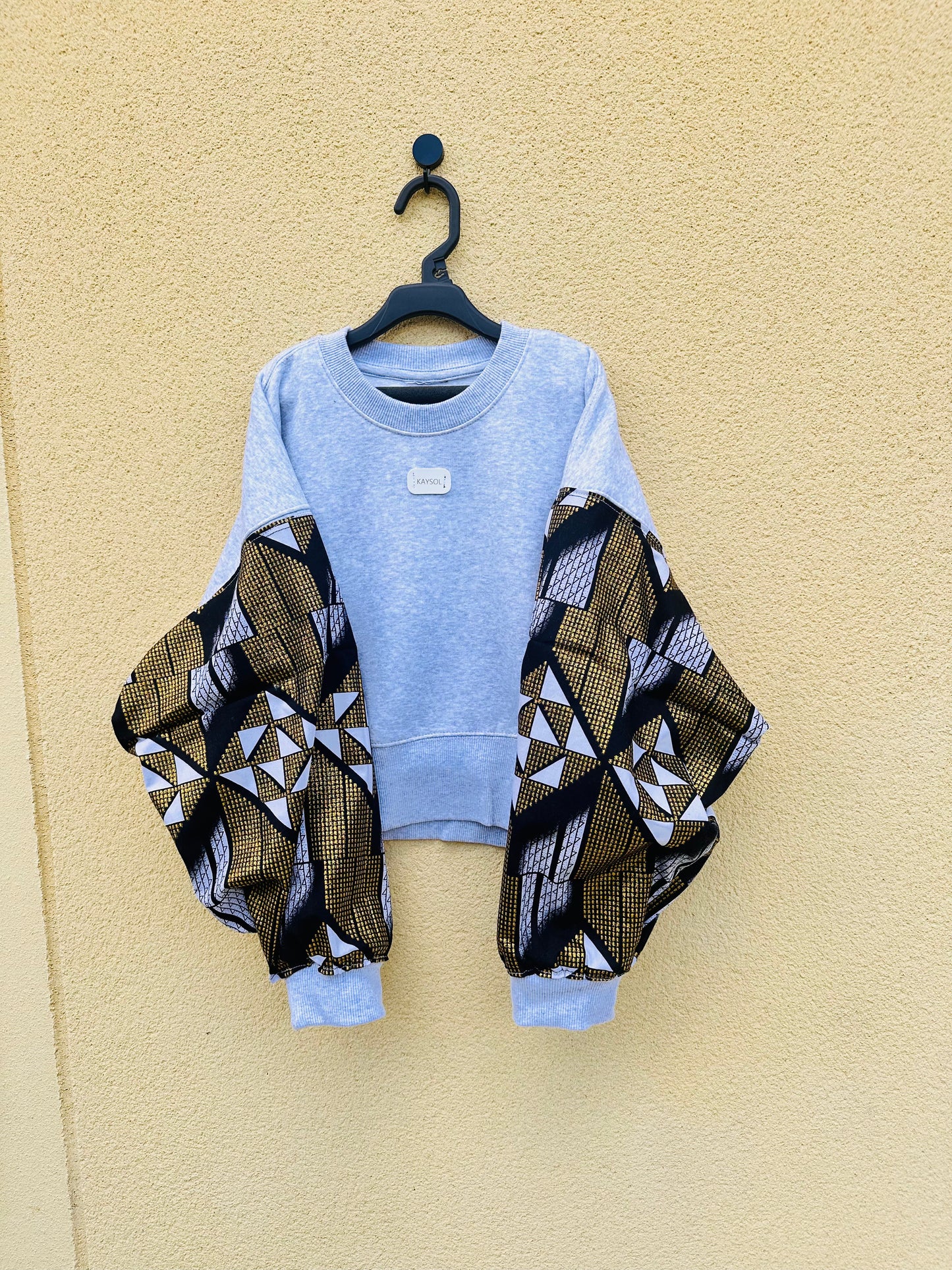 Wax Custom Sweatshirt - Pink - Bogolan
