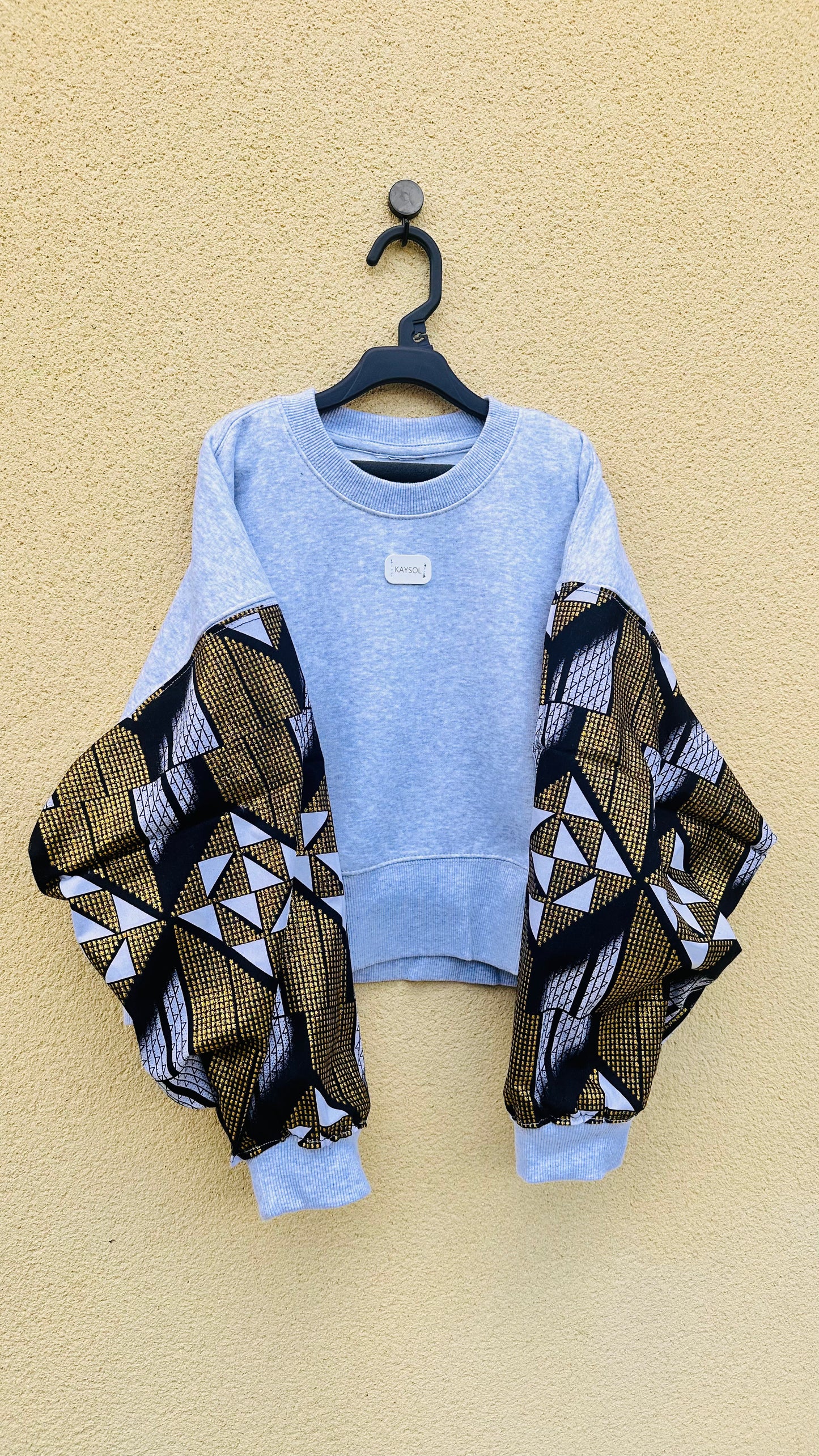 Wax Custom Sweatshirt - Pink - Bogolan