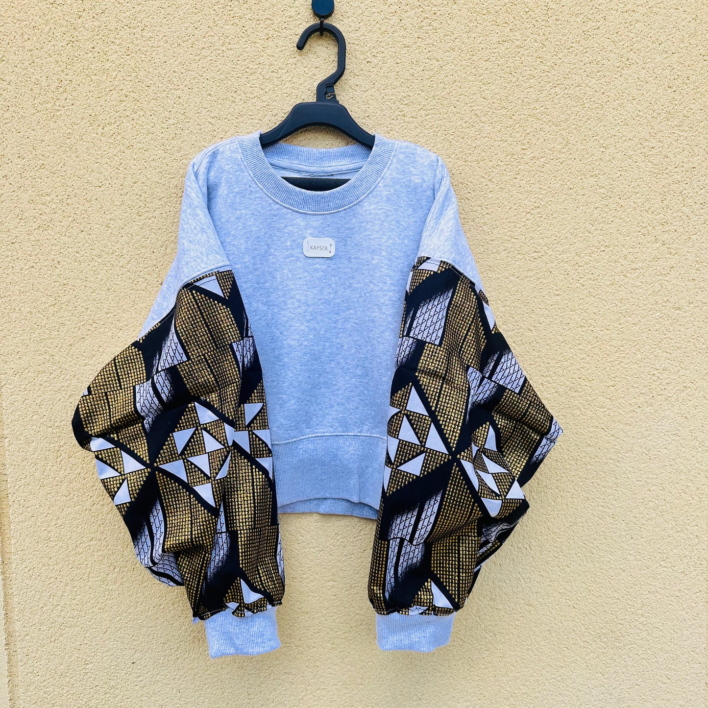 Wax Custom Sweatshirt - Pink - Bogolan