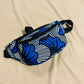 Sac Banane en Wax - Bogolan rouge - Choix Motif