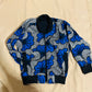 Bomber en Wax enfant - Mixte - Bleu roi