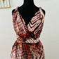 Robe Convertible Tie & Dye  marron