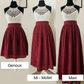 Women's Bordeaux Broderie Anglaise Skirt | 3 Lengths