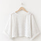 Haut en Broderie Anglaise Blanc  – Top femme en Broderie / Iconique