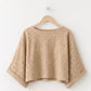 Haut en Broderie Anglaise Beige  – Top femme en Broderie / Iconique