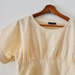Box Créative Couture : Blouse Asymetrique Riama / Broderie Anglaise 100% coton  150 g/m² / XS/8XL