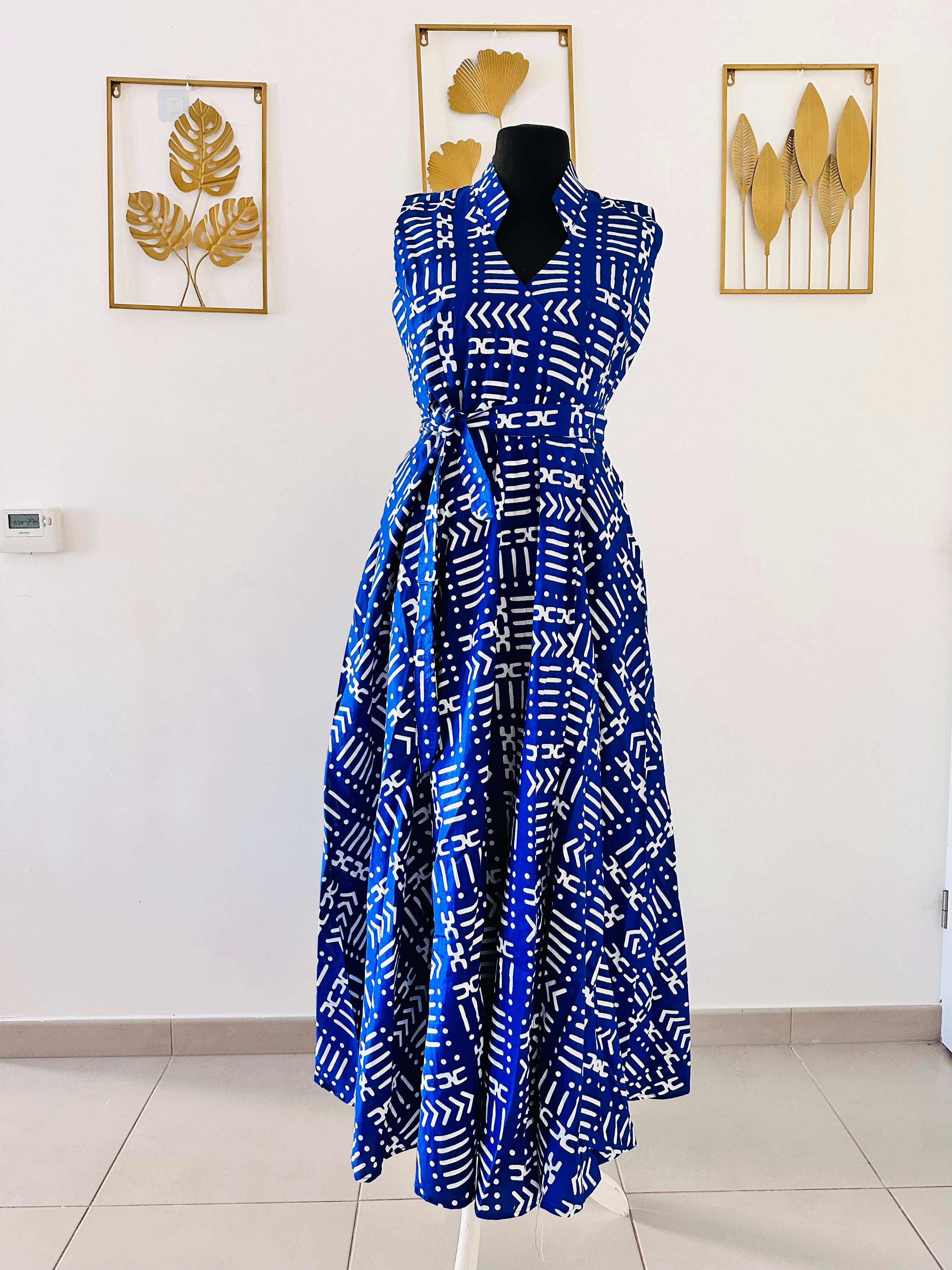 Model de robe en wax africain best sale