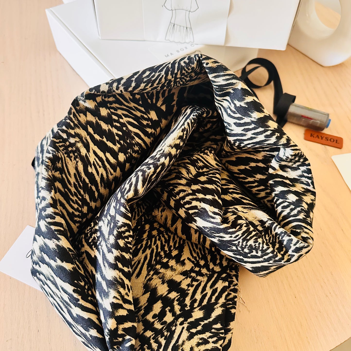 Box Créative Couture : Robe Riama 100% Lin Imprimé 200 g/m² / XS/7XL