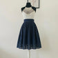 Jupe broderie Anglaise Bleu marine – Les Iconiques | 3 longueurs