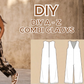Box couture Gladys – Patron + tissu + kit complet