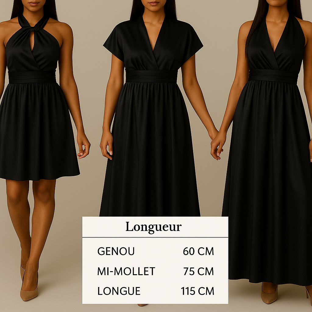 Navy Blue Bridesmaid Dress - Infinity Convertible