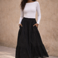 Flared Skirt Pattern, 3 Tiers with Pockets - Myriam - PDF A4 + A0 + Video Instructions