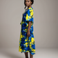robe de plage - robe detente - robe tie and dye mi longue