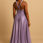Robe Infinity Satin Lila – Multi-styles - Choix Longueur