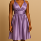 Robe Infinity Satin Lila – Multi-styles - Choix Longueur