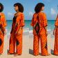 Set Kimono & Pantalon – Tie and Dye Orange