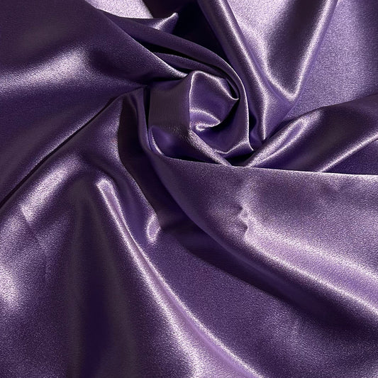 Tissu Satin Premium  Lila – Grande Largeur / Tissu Couture Vêtements