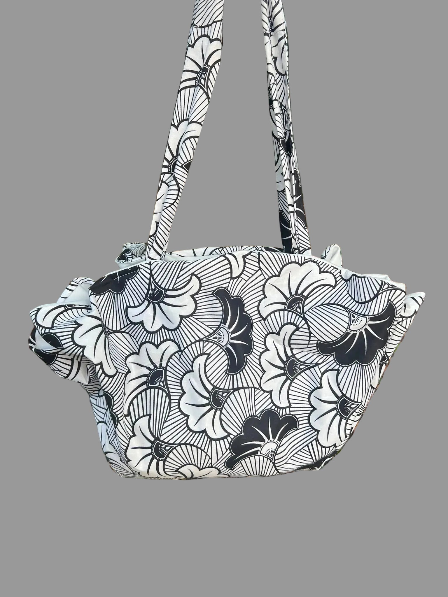 Sac réversible 2 en 1 – Sac & tapis de pique-nique en Wax - Sac Fiona