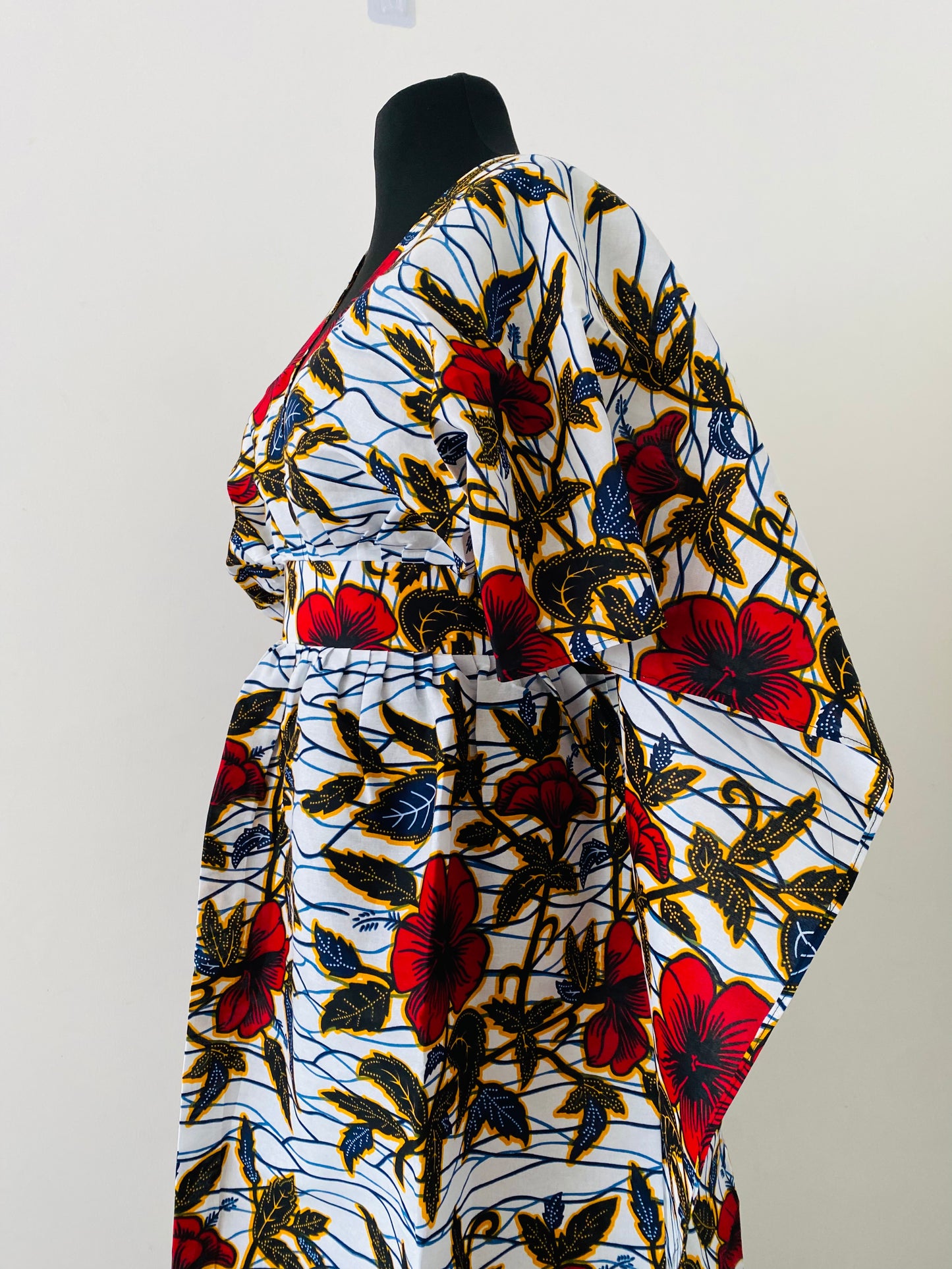 Robe de soirée africaine - Robe convertible en wax