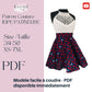 Patron Couture PDF - Jupe patineuse