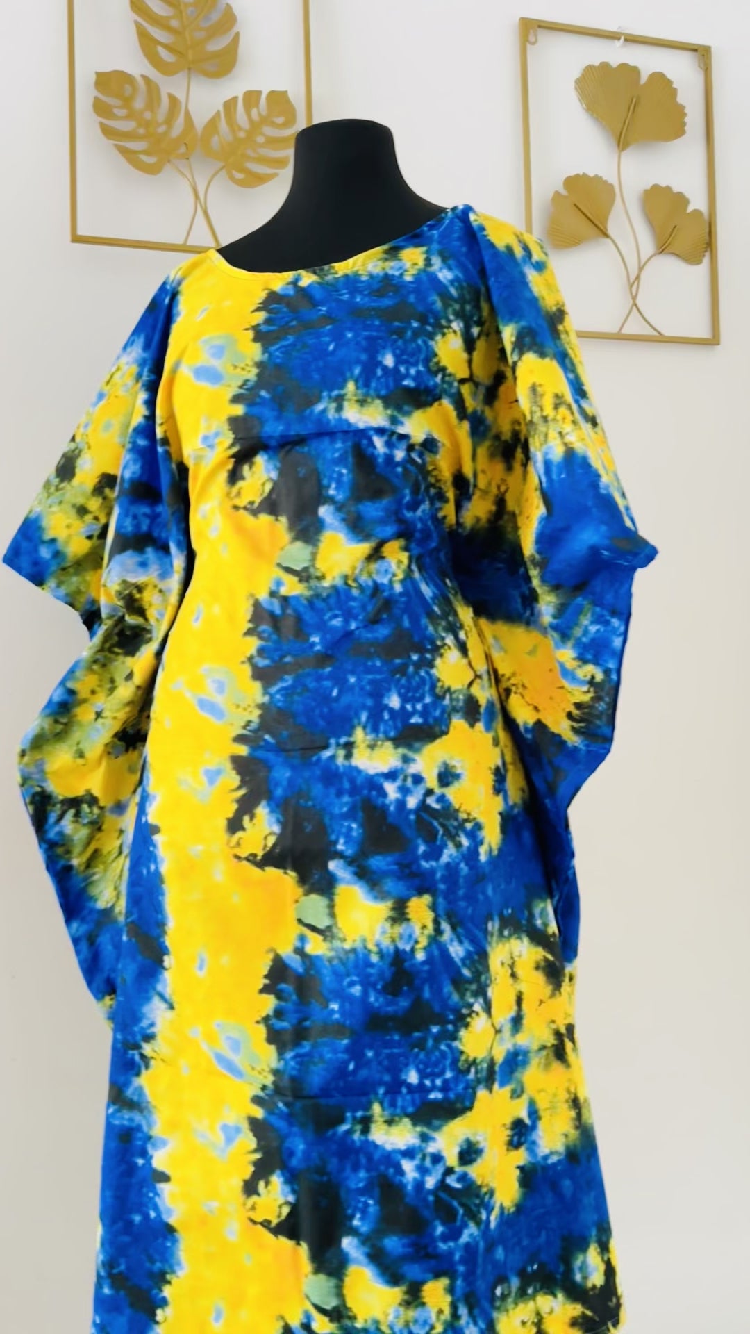 robe de plage - robe detente - robe tie and dye mi longue