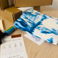 Creative Couture Box: My Infinity tie-wrap dress – Azure Blue Tie & Dye Edition / XS/7XL
