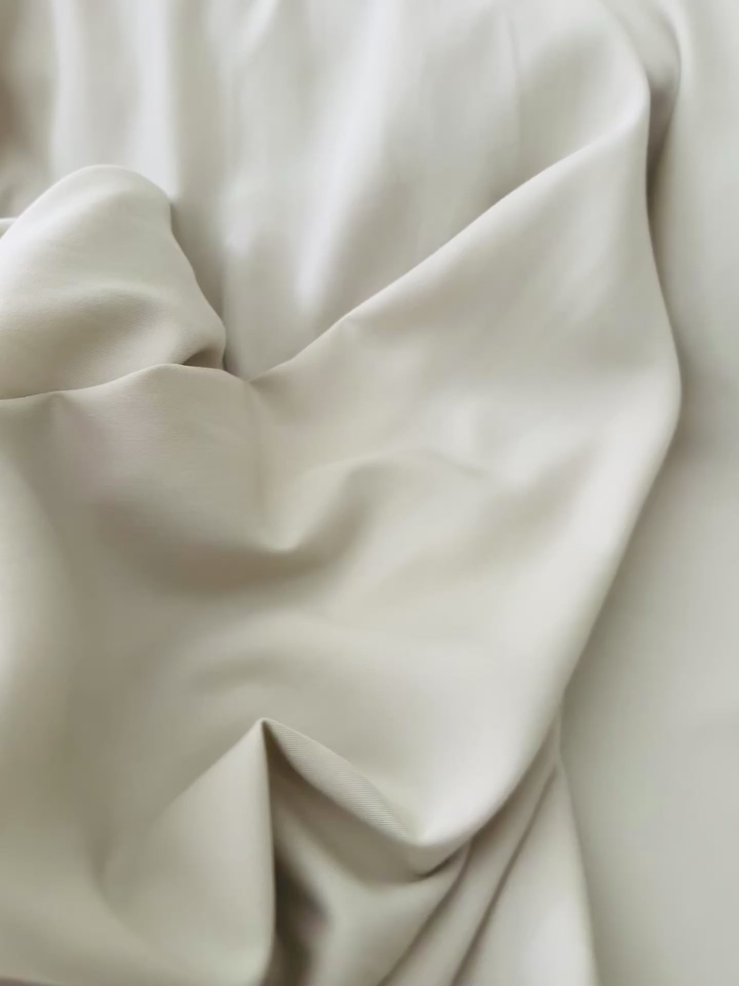 Coupon 3 m – Tissu coton & viscose épais beige, laize 150 cm