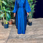 Robe Boubou Bleue Ample - Kaysol Couture