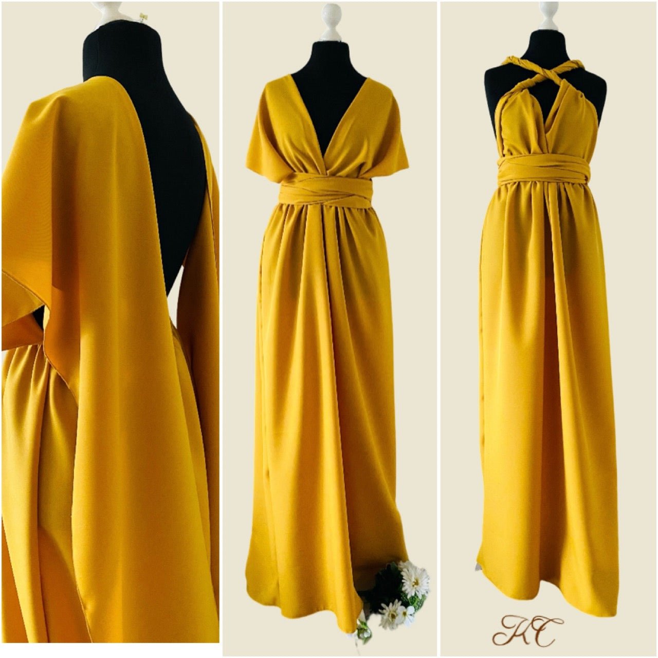 Robe demoiselle d’honneur - Choix couleur - Kaysol Couture