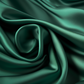 Satin Vert Emeraude - Coupon 3 Mètres - Qualité Suprême