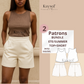 patron couture short femme