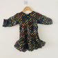 Robe enfant manche longue en pagne