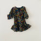 Robe enfant manche longue en pagne