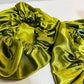Bonnet de nuit - Bonnet en satin vert sauge - Choix taille - Kaysol Couture