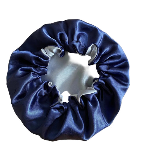 Bonnet en satin - bonnet de nuit - Recto/verso - Kaysol Couture