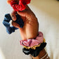 Chouchou en satin - taille petit - chouchou satin fin - Kaysol Couture