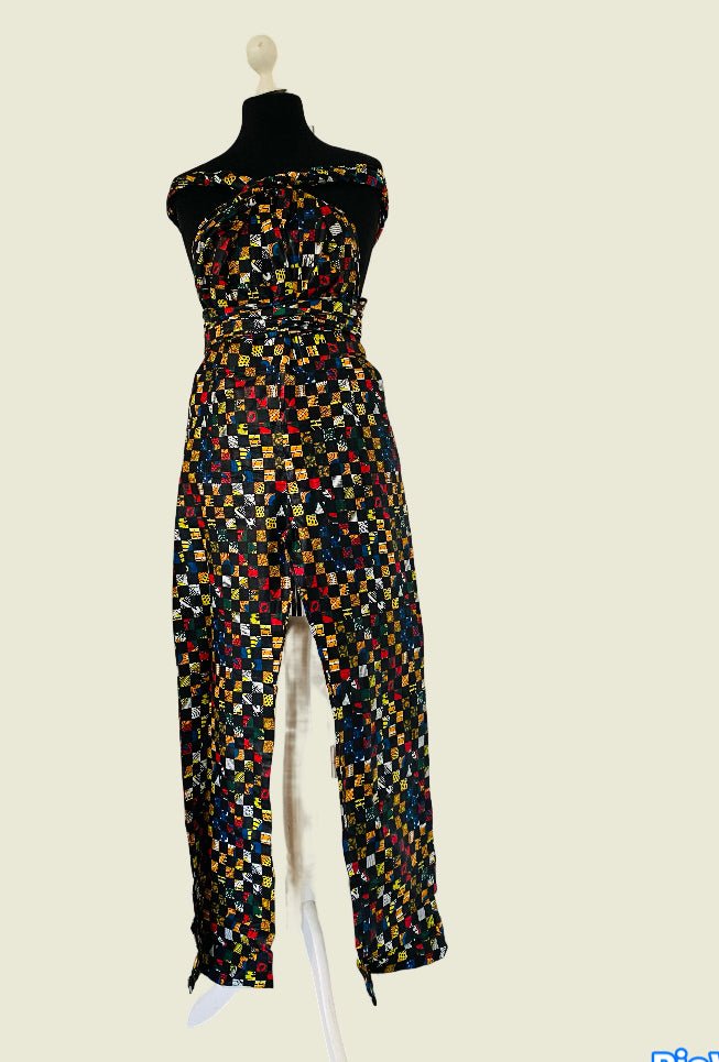 Combinaison Femme en Wax - Convertible - Kaysol Couture