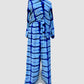 Ensemble femme deux pièces - tenue tie and dye style Africaine - Haut et Pantalon - Kaysol Couture