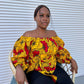 Haut wax classe - pagne africain - Kaysol Couture