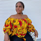 Haut wax classe - pagne africain - Kaysol Couture