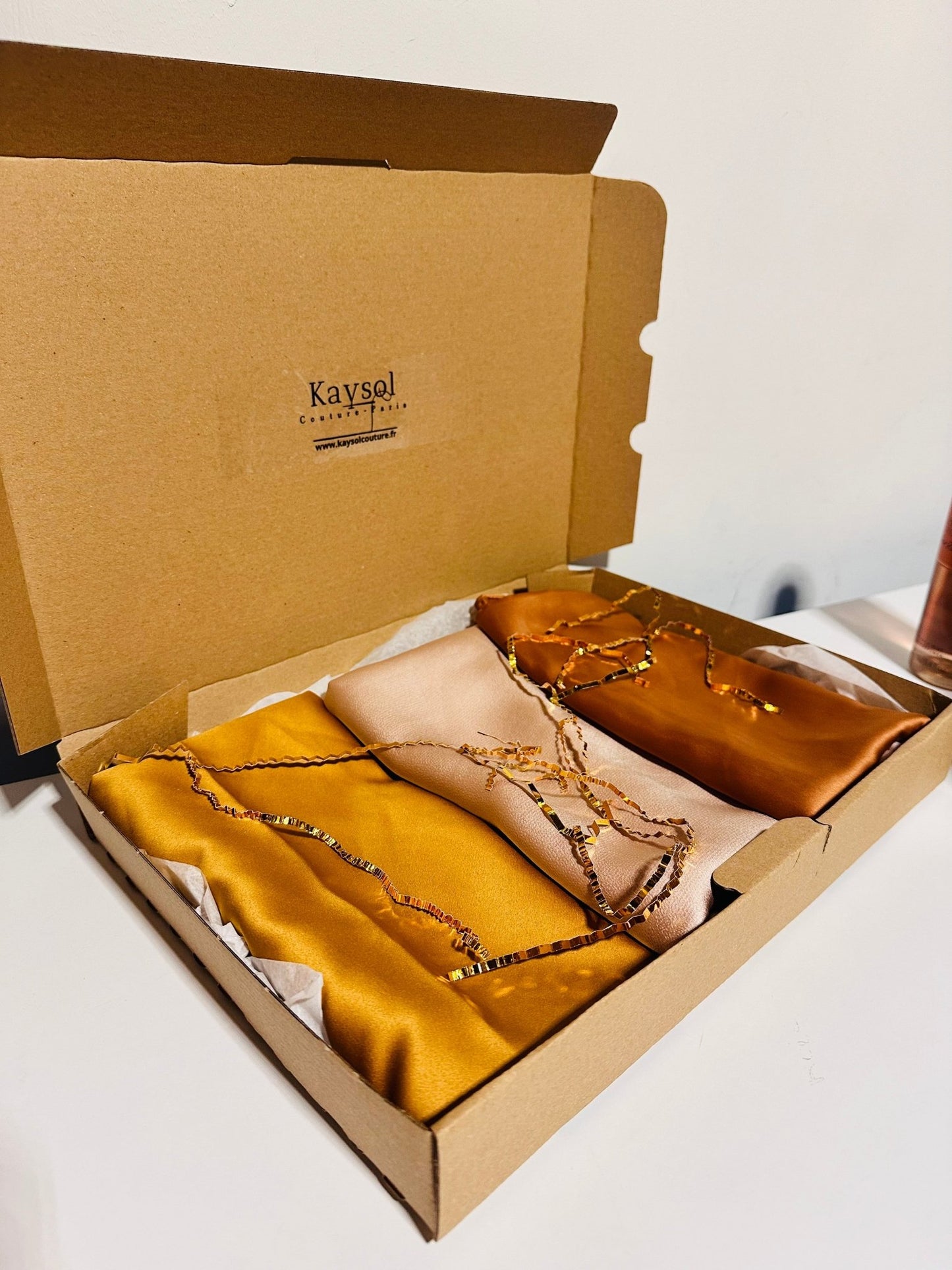 Hijab Box en Satin - Hijab en Satin Luxieux - Kaysol Couture