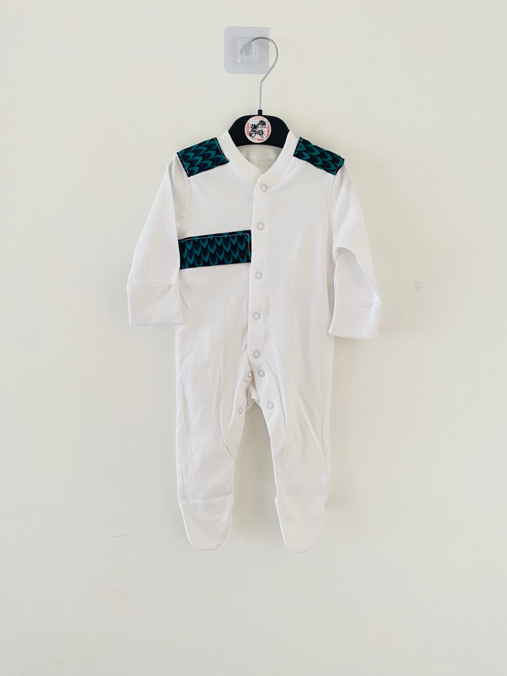Pyjama garçon en tissu wax - tenue traditionnelle Bebe - cadeau naissance original
