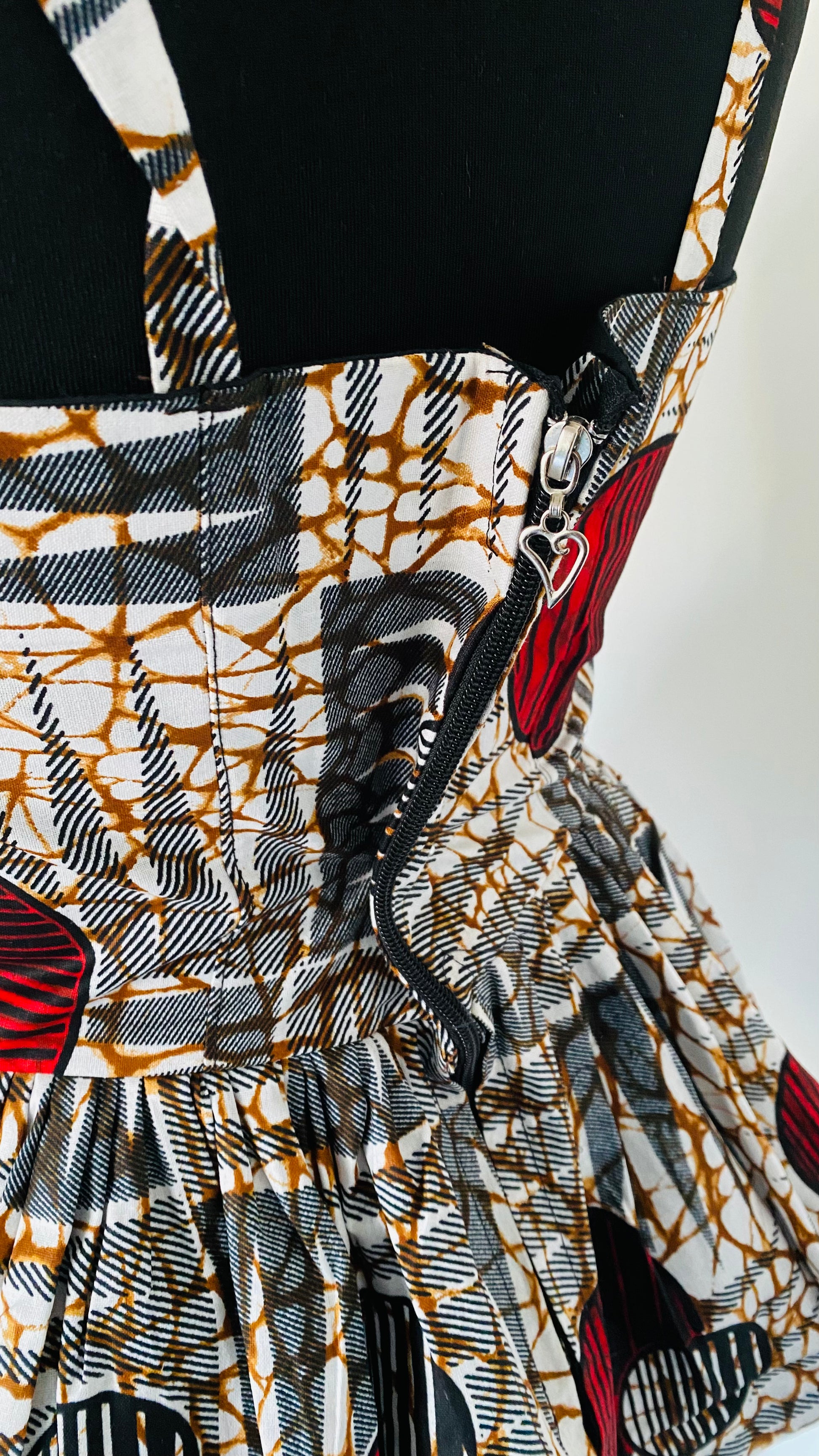 Bustier en pagne clearance