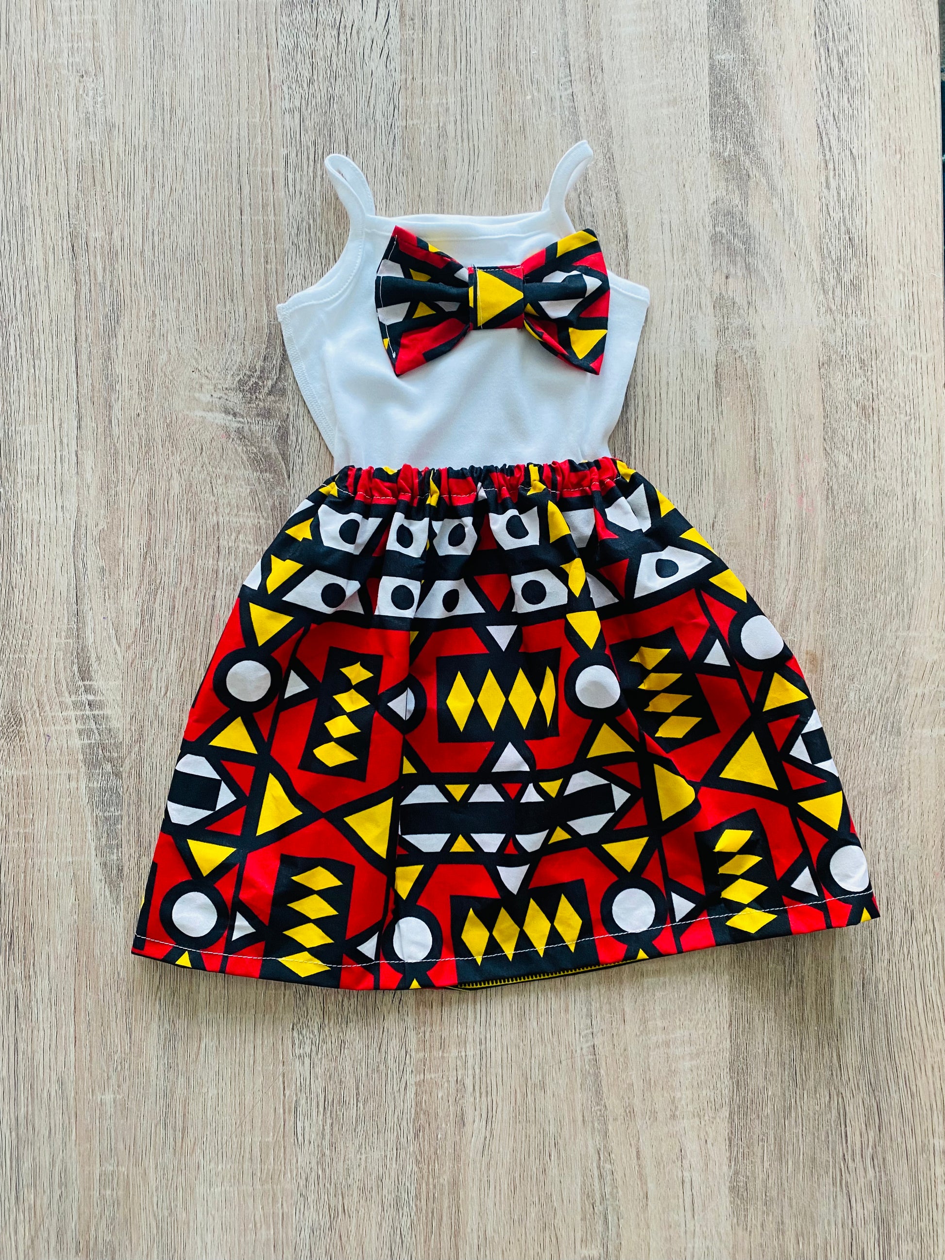 Tenue africaine Bebe fille - vêtement en pagne bébé - cadeau laid fille