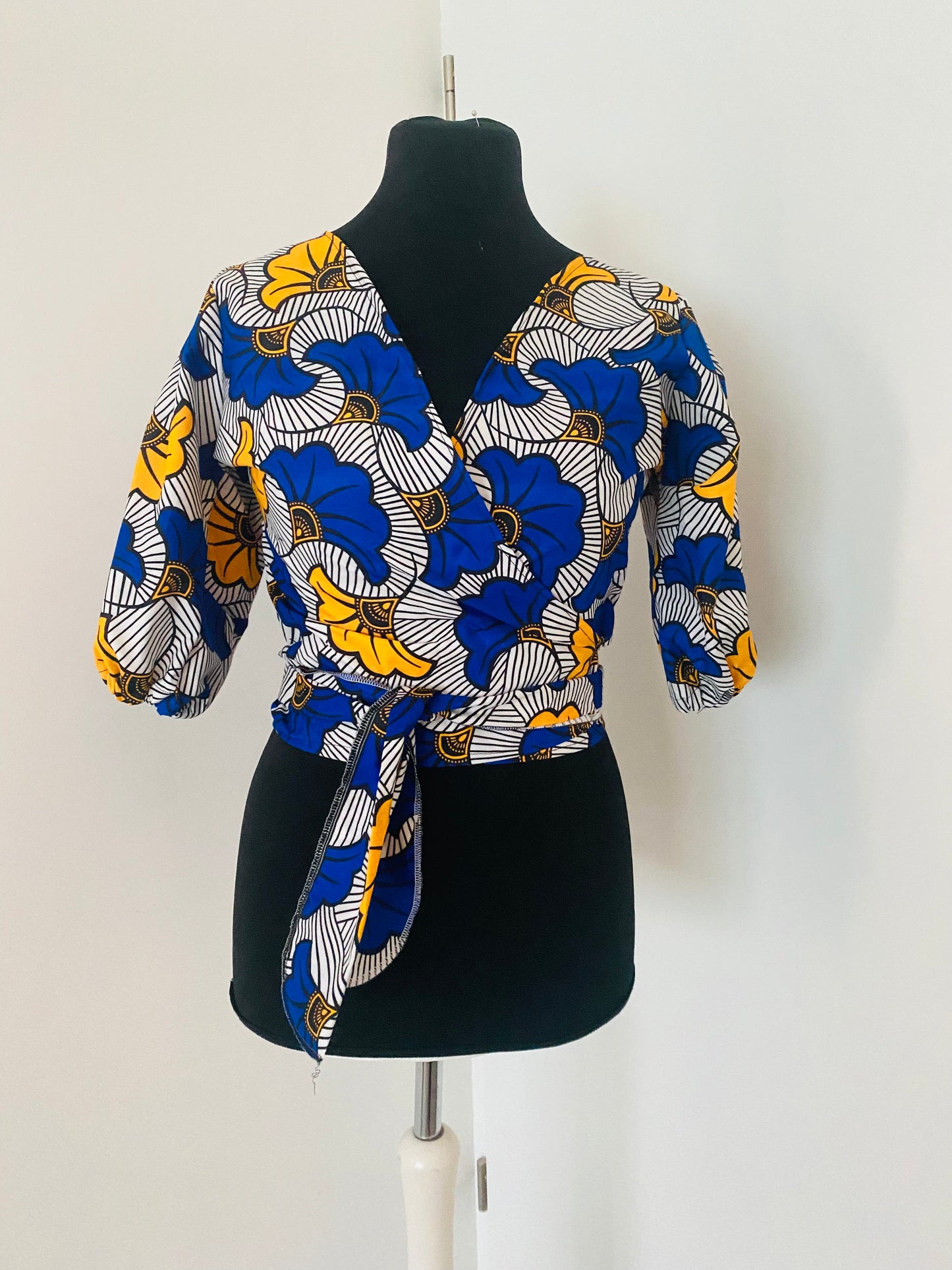 Blouse en wax 