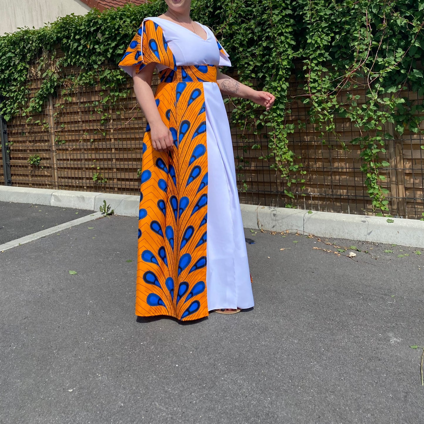 robe de mariee africaine - robe de mariee traditionnelle - robe de mariee en wax 