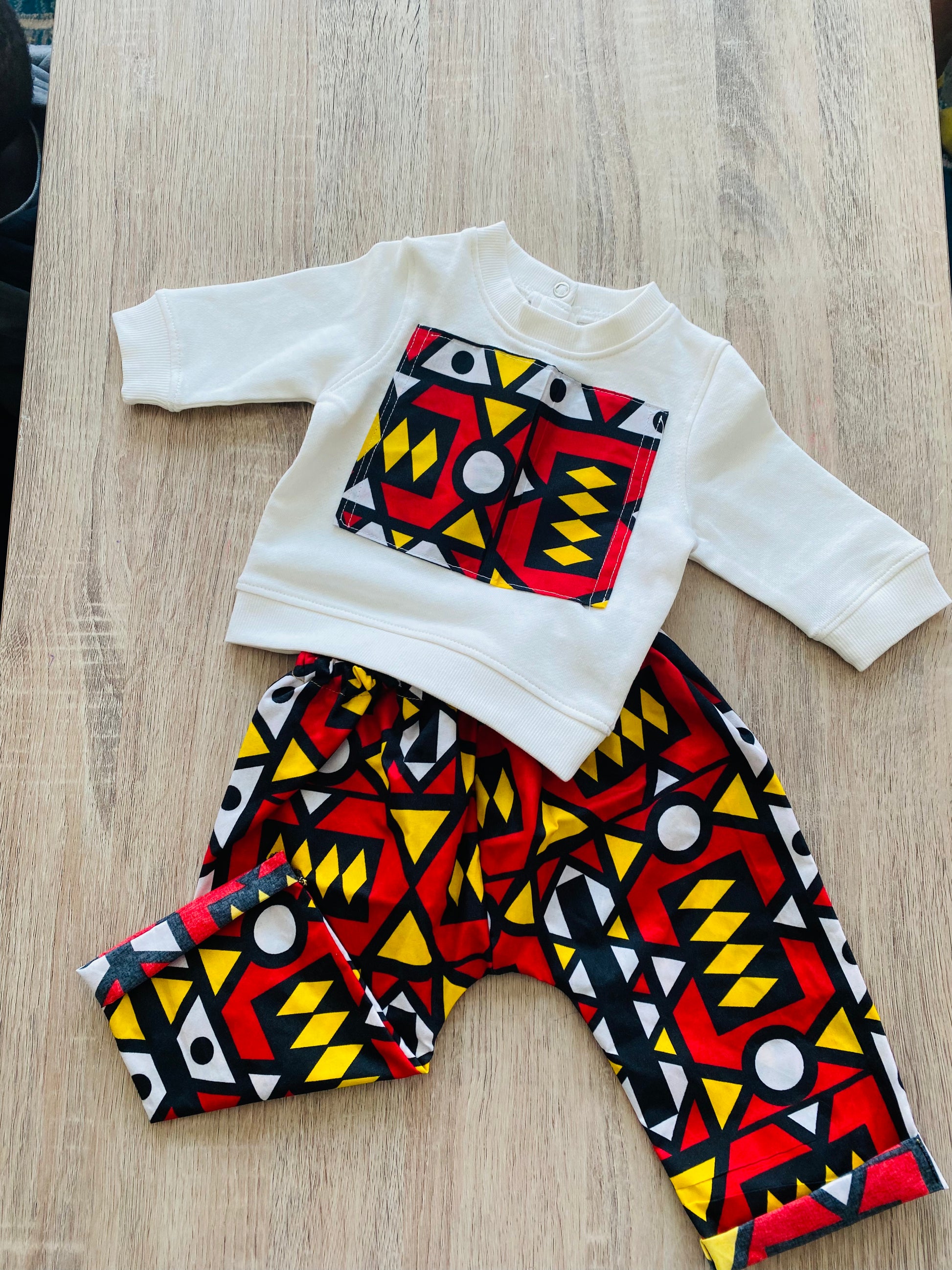 Tenue africain bébé garcon - cadeau bébé original - 