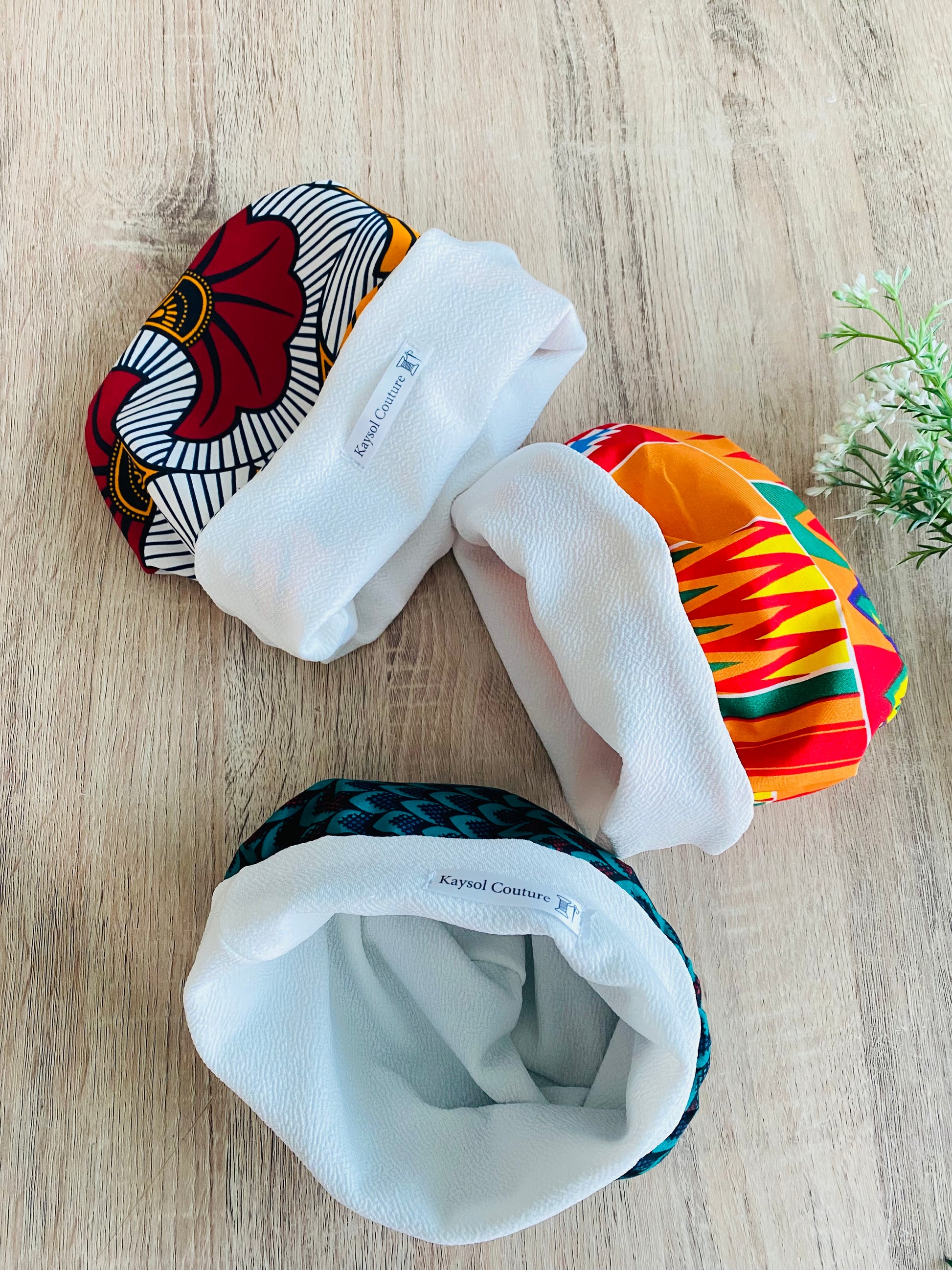 Bonnet africain bébé - bonnet wax stylé – Kaysol Couture