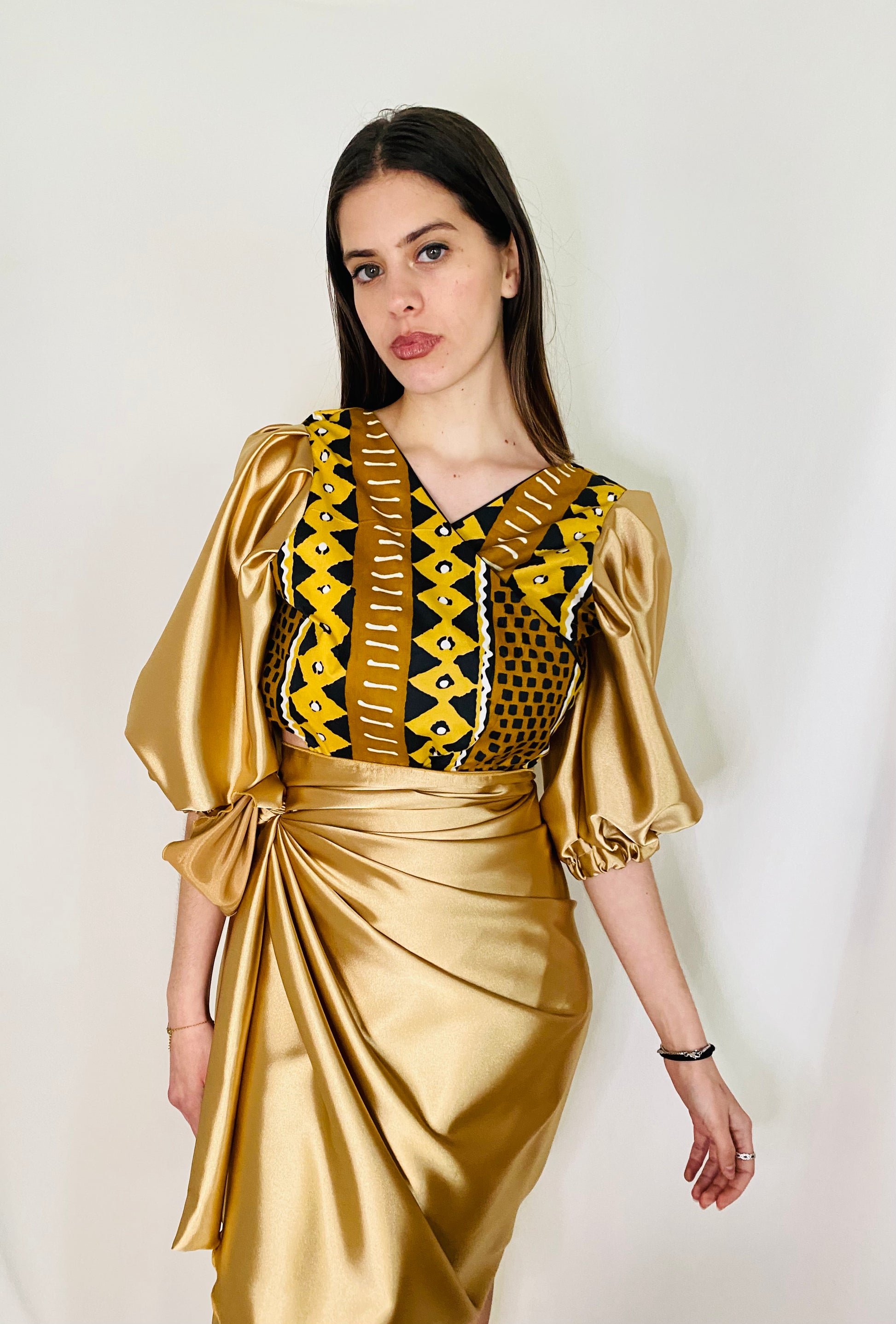 Modèle robe wax tendance chic et élégante hotsell