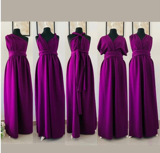 Infinity dress violet - Kaysol Couture